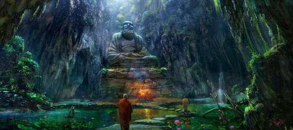 Statue de Bodhidharma